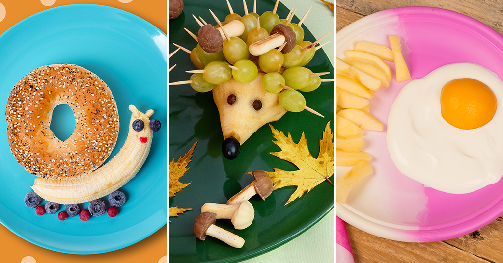 Meriendas originales con fruta para niños