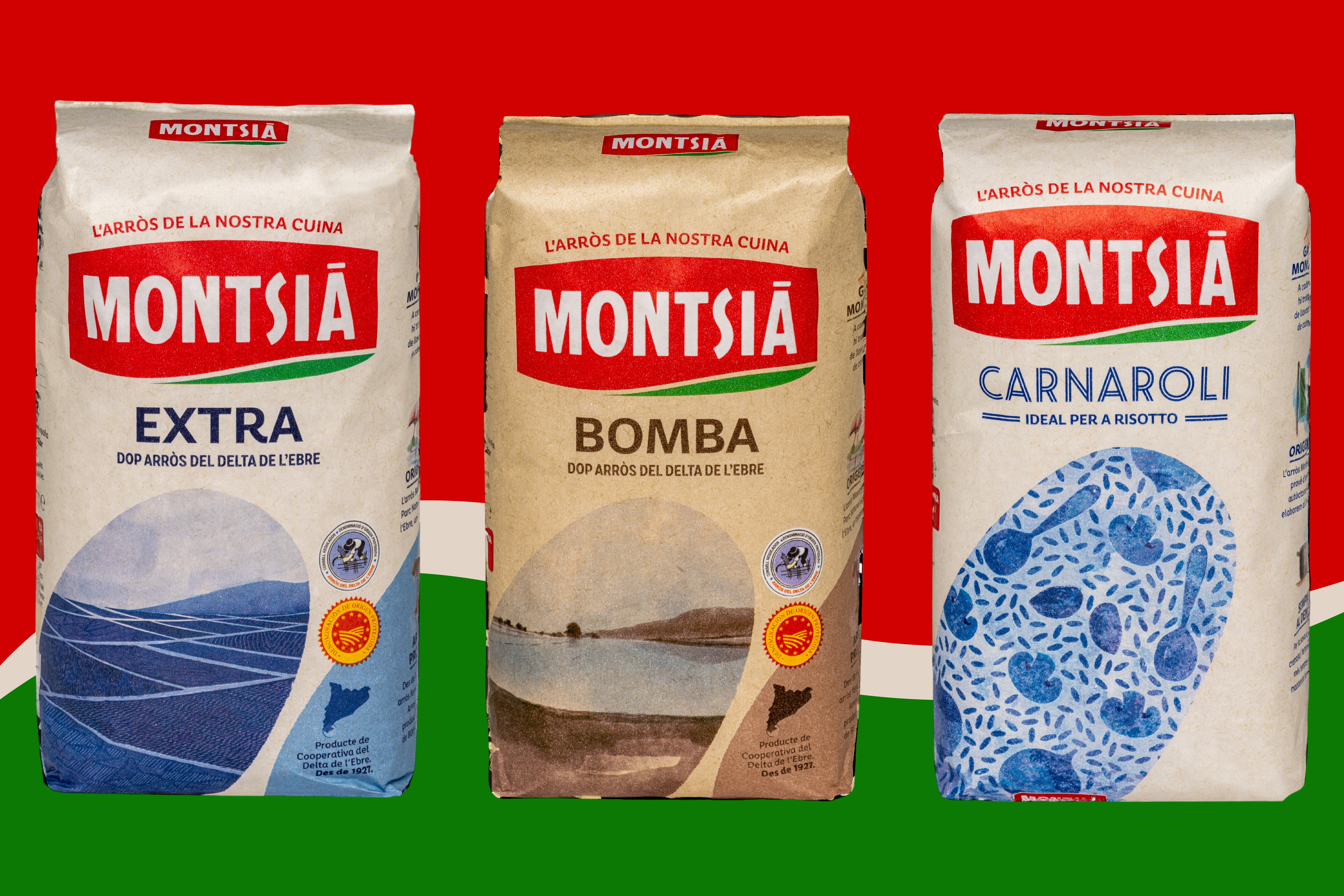 The new Arroz Montsià packaging: proximity, flavor, and commitment in every detail
