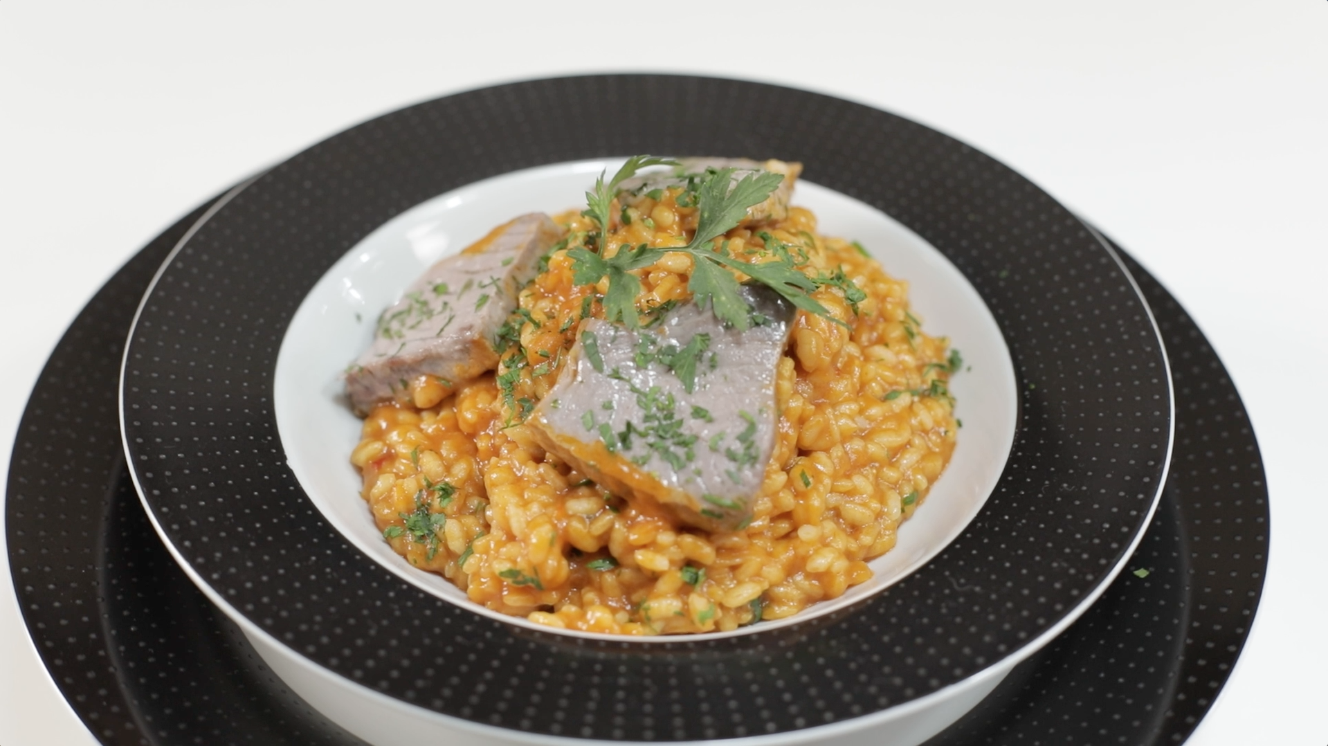 Arroz meloso Marmitako