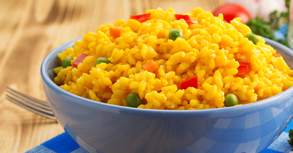 Spring vegetables rice